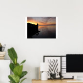 Sonnenaufgang Poster (Heimbüro)