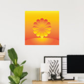 Sonnenaufgang Poster (Heimbüro)