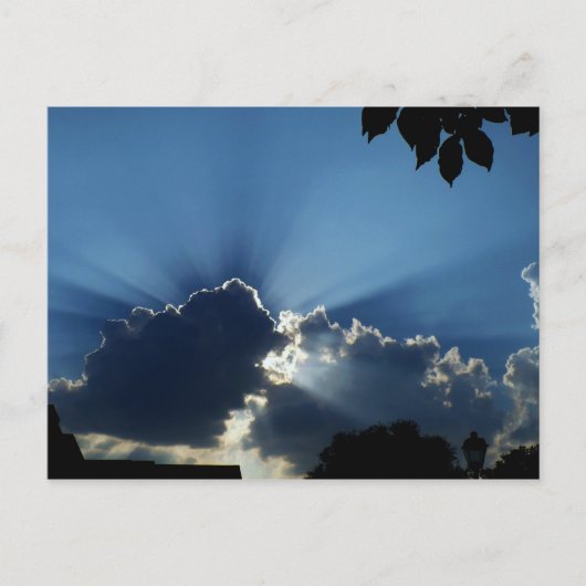 Sonnenaufgang Postkarte (Vorderseite)