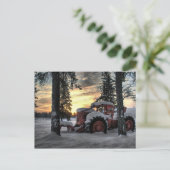 Sonnenaufgang Postkarte (Stehend Vorderseite)