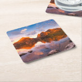 Sonnenaufgang Rechteckiger Pappuntersetzer (angewinkelt)