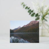 Sonnenaufgang Reflektion am String Lake I Postkarte (Stehend Vorderseite)