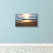 Sonnenaufgang Reflektion Leinwanddruck (Insitu (Holzboden))