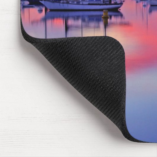 Sonnenaufgang Saliboats Mousepad (Ecke)