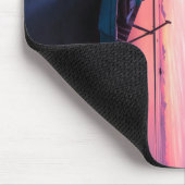 Sonnenaufgang, Schiff, Ruderboot Mousepad (Ecke)