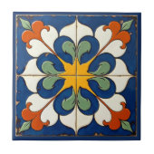 Sonnenaufgang Serenade Azulejo Fliese (Vorderseite)