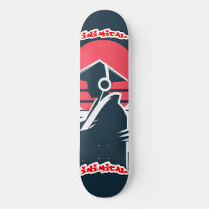 Sonnenaufgang Skateboard