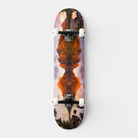 Sonnenaufgang Skateboard (Vorderseite)
