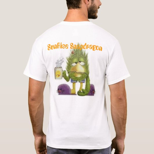 Sonnenaufgang Snapdragon T-Shirt (Rückseite)