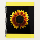 Sonnenaufgang Sonnenblume - Planer (Vorderseite)