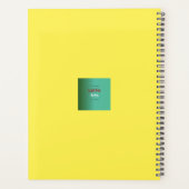 Sonnenaufgang Sonnenblume - Planer (Rückseite)