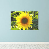 Sonnenaufgang Sonnenblumen ummantelte Leinwand Pri (Insitu (Holzboden))