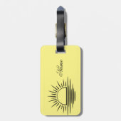 Sonnenaufgang/Sonnenuntergang Reflection Thunder_C Gepäckanhänger (Rückseite vertikal)