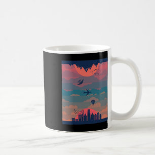 Sonnenaufgang Sonnenuntergang Tag und Nacht Erde 3 Kaffeetasse