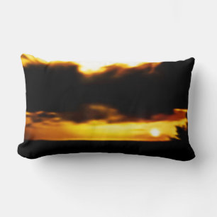 Sonnenaufgang/Sonnenuntergang, unscharfes Kissen