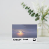 Sonnenaufgang/Sonnenuntergang Visitenkarte (Stehend Vorderseite)