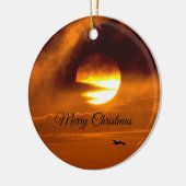 Sonnenaufgang, sonnige Küste Keramik Ornament (Links)