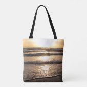 Sonnenaufgang-Strand-Ansicht-Foto Tasche (Rückseite)