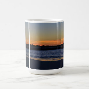 Sonnenaufgang-Strand-Szenen-Triptychon-Tasse Kaffeetasse