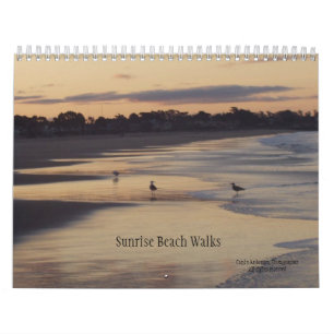 Sonnenaufgang-Strand-Wege Kalender