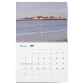 Sonnenaufgang-Strand-Wege Kalender (Feb 2027)