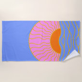 Sonnenaufgang Strandtuch (Vorderseite)