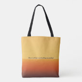 Sonnenaufgang Tasche (Rückseite)