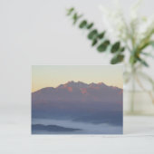 Sonnenaufgang Tatra Postkarte (Stehend Vorderseite)