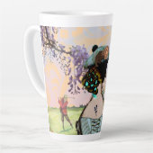Sonnenaufgang Tee Time Latte Tasse (Linke Ecke)