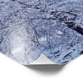 Sonnenaufgang trifft El Capitan durch Schnee Fotodruck (Ecke)