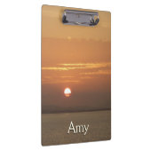 Sonnenaufgang über Aruba I Caribbean Seascape Klemmbrett (Rechts)