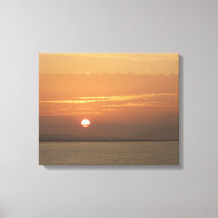 Sonnenaufgang über Aruba I Caribbean Seascape Leinwanddruck