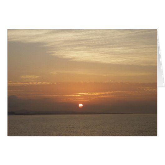 Sonnenaufgang über Aruba II Karibik Seascape (Vorderseite (Horizontal))