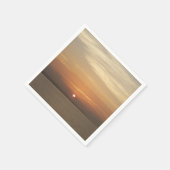 Sonnenaufgang über Aruba II Karibik Seascape Serviette (Ecke)