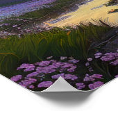 Sonnenaufgang über Calm Creek Poster (Ecke)