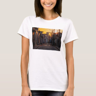 Sonnenaufgang über Camaguey-Stadt-Straße, T-Shirt
