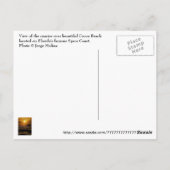 Sonnenaufgang über Cocoa Beach, Florida, USA Postkarte (Rückseite)