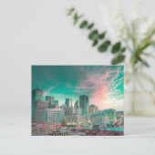 Sonnenaufgang über Dallas, Texas Postkarte (Stehend Vorderseite)