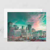 Sonnenaufgang über Dallas, Texas Postkarte (Vorne/Hinten)