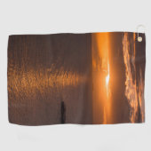 Sonnenaufgang über dem Atlantik Golfhandtuch (Horizontal)