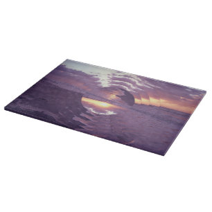 Sonnenaufgang über dem Atlantik Schneidebrett