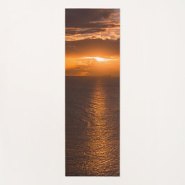 Sonnenaufgang über dem Atlantik Yogamatte