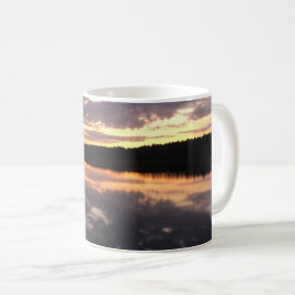 Sonnenaufgang über dem Bärensee Kaffeetasse