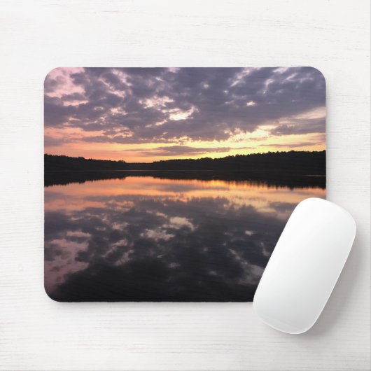 Sonnenaufgang über dem Bärensee Mousepad (Mit Mouse)