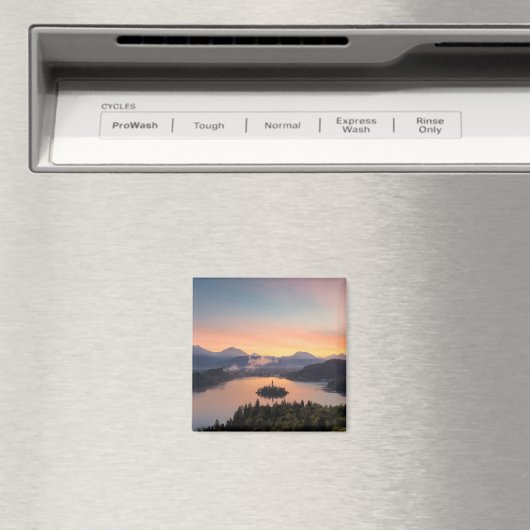 Sonnenaufgang über dem Blindsee-Magnet Magnet (In Situ (Geschirrspüler))