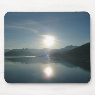 Sonnenaufgang über dem College Fjord Alaska Fotogr Mousepad