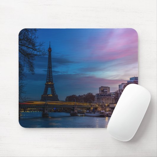 Sonnenaufgang über dem Eiffelturm - Paris, Frankre Mousepad (Mit Mouse)