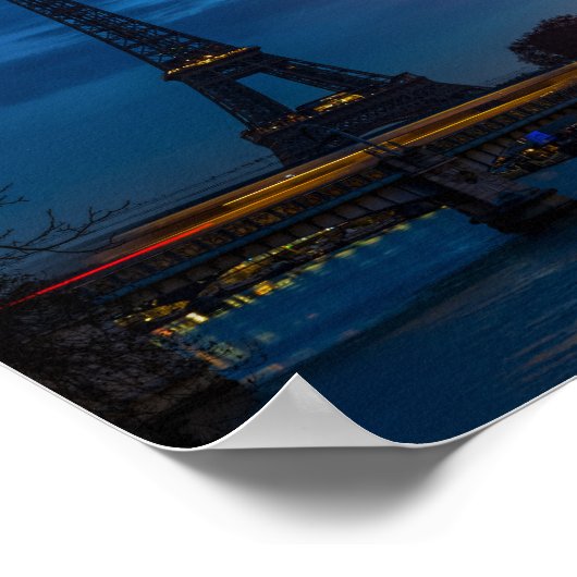 Sonnenaufgang über dem Eiffelturm - Paris, Frankre Poster (Ecke)