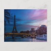 Sonnenaufgang über dem Eiffelturm - Paris, Frankre Postkarte (Vorderseite)