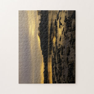 Sonnenaufgang über dem Fluss Maumme Puzzle